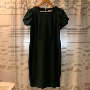 Calvin Klein emerald green dress